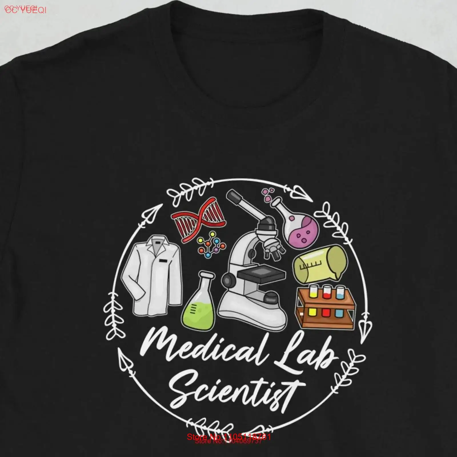 Medical Lab Graphics - Proud Med Lab Scientist Medical T