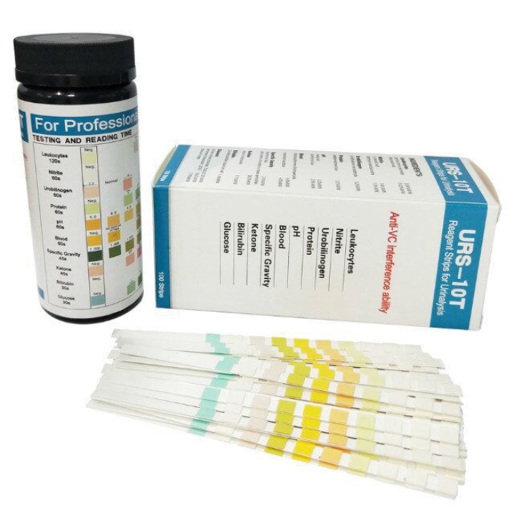 QWE-100 Strips URS-10T Urinaly - огляд і ціна Urinalysis Reagent Strip
