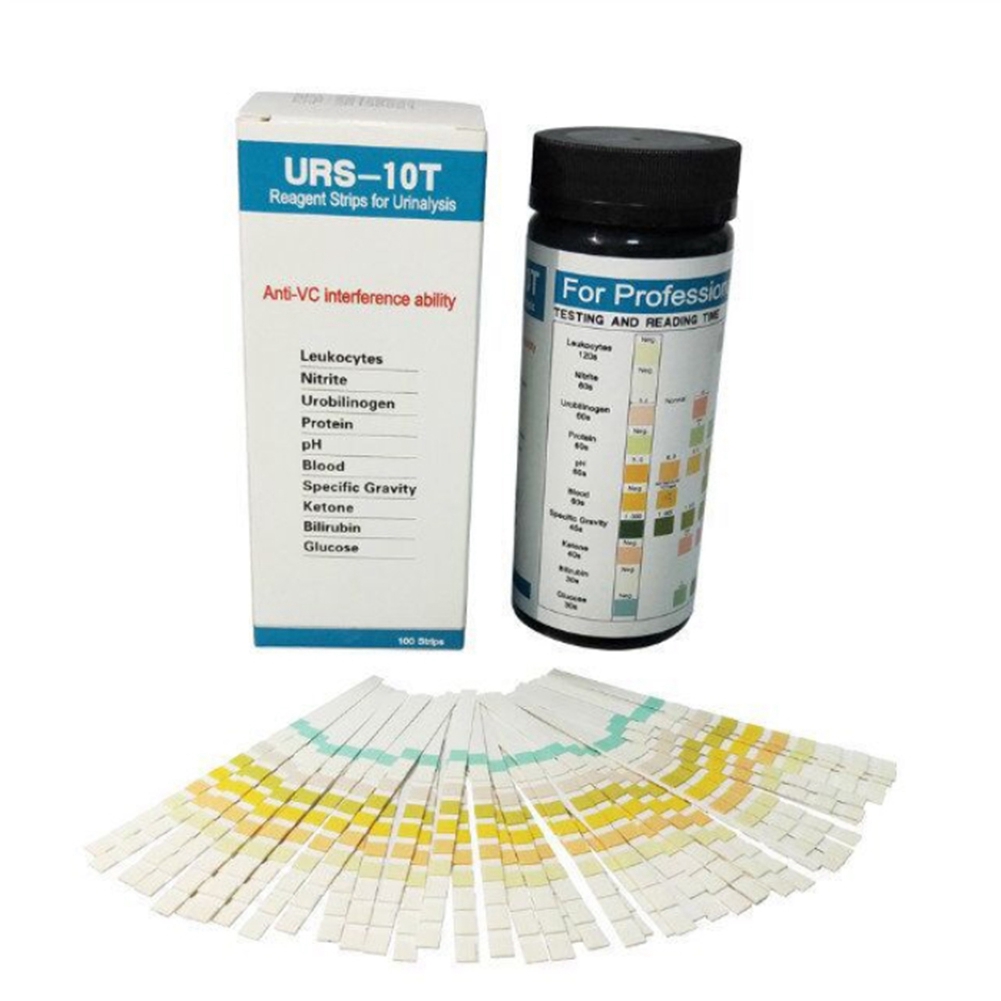 QWE-100 Strips URS-10T Urinaly - огляд і ціна Urinalysis Reagent Strip