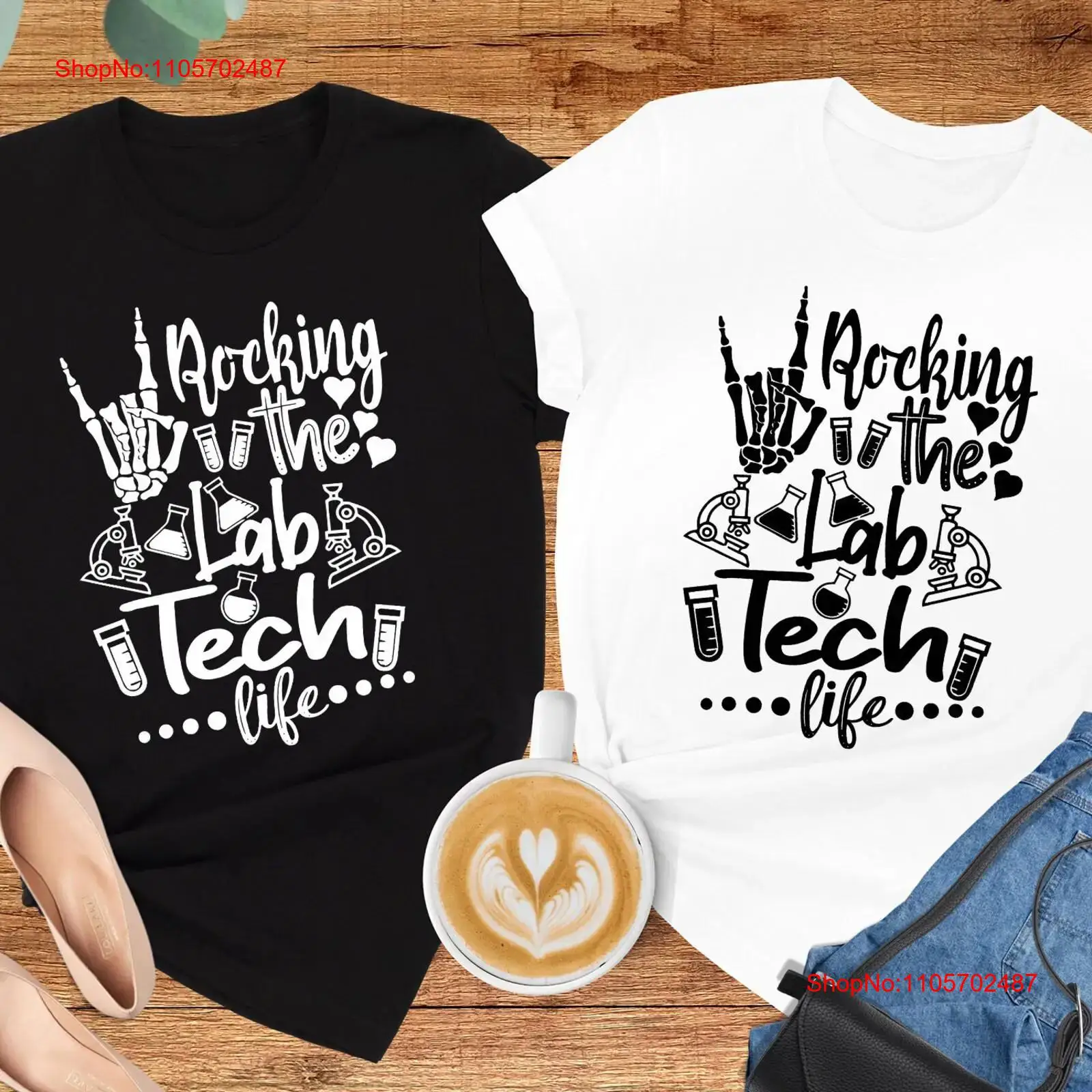 Rocking The Lab Tech Life T Sh - огляд і ціна Medical Lab Graphics