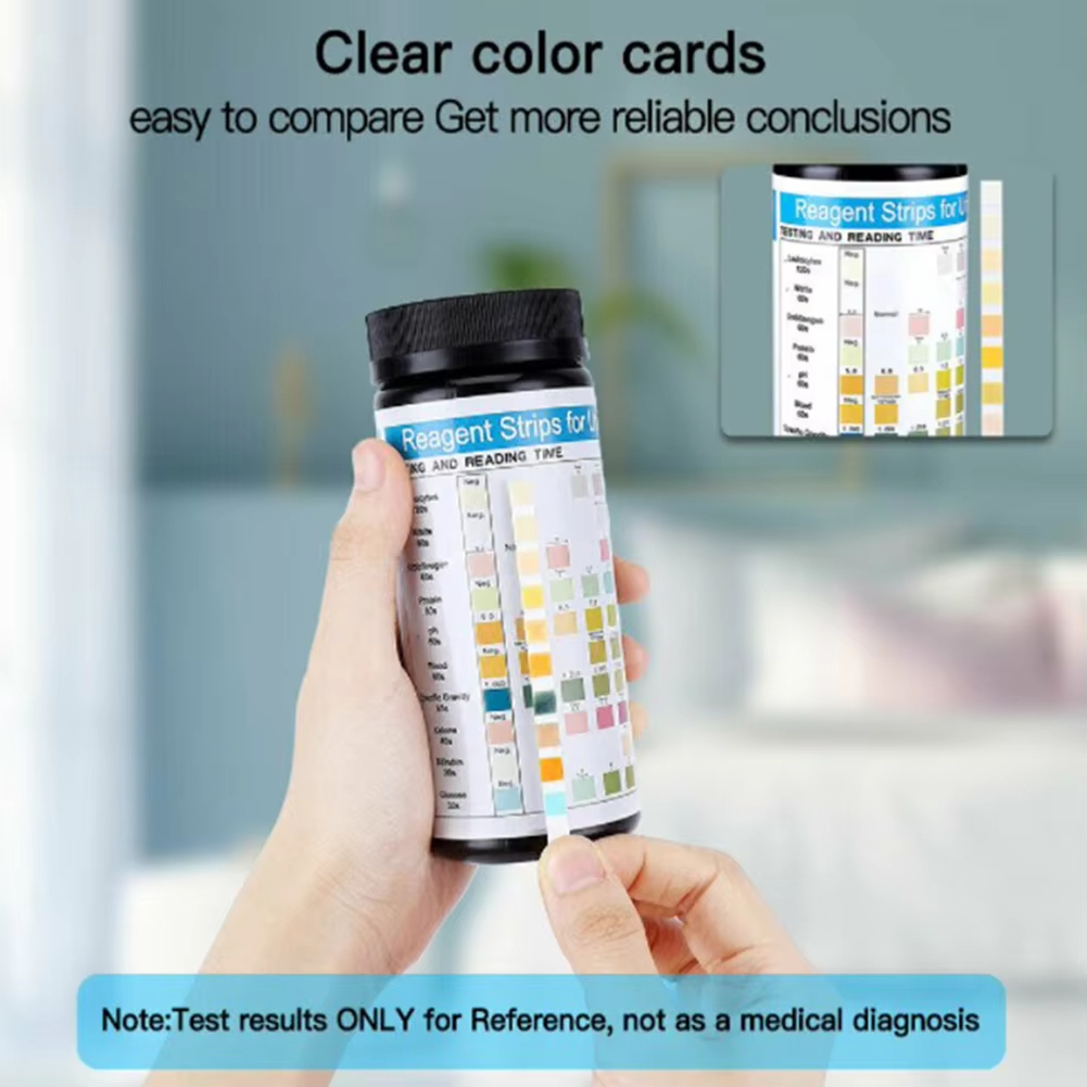 100 Strips URS-10T Urine Test  - огляд і ціна Urinalysis Reagent Strip
