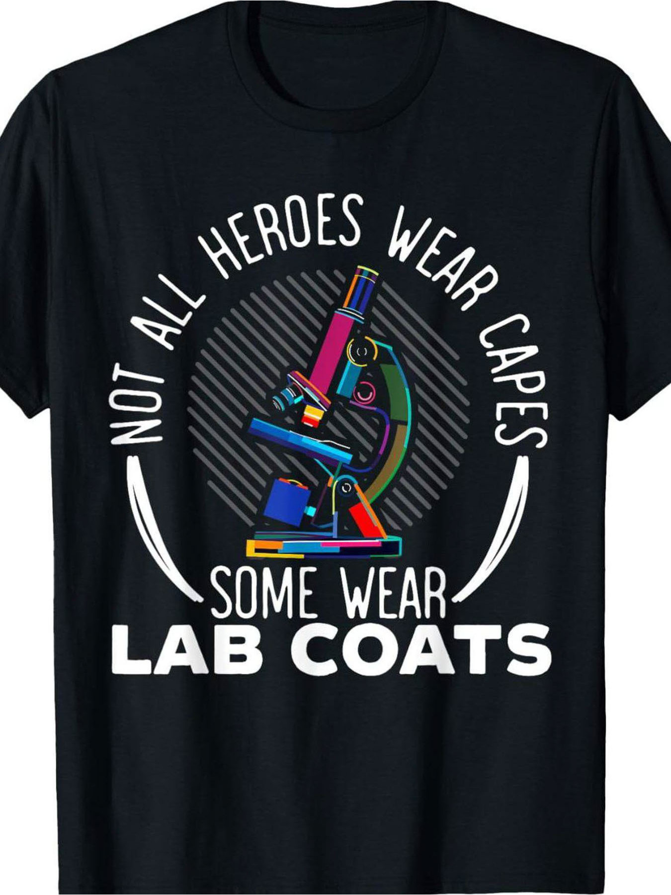 Men'S Black Crew Neck Short Sl - огляд і ціна Medical Lab Graphics