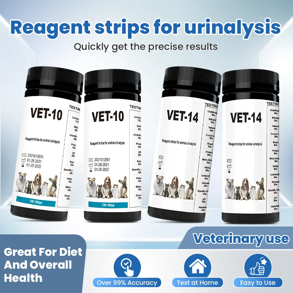 Veterinary Human 10/11/12/14 P - огляд і ціна Urinalysis Reagent Strip