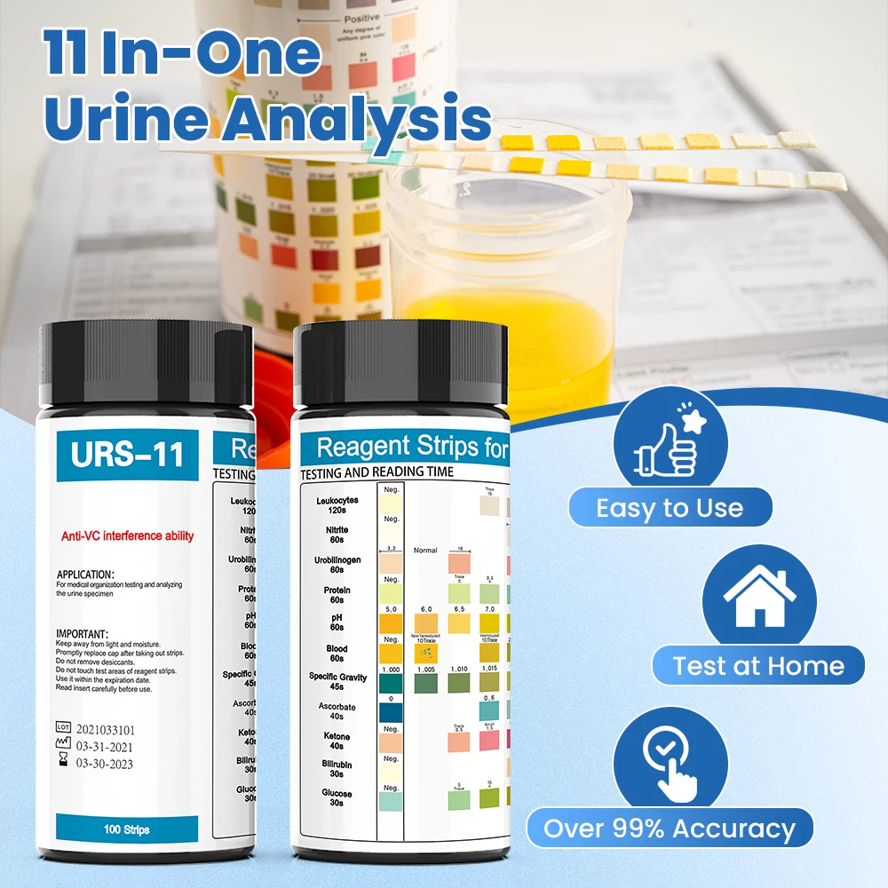 Veterinary Human 10/11/12/14 P - огляд і ціна Urinalysis Reagent Strip