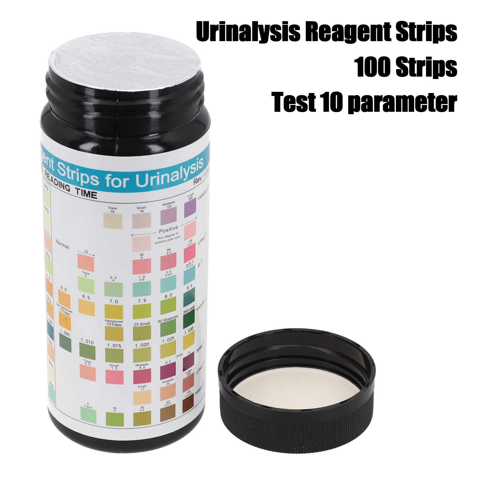 100 Strips URS-10T Reagent Uri - огляд і ціна Urinalysis Reagent Strip