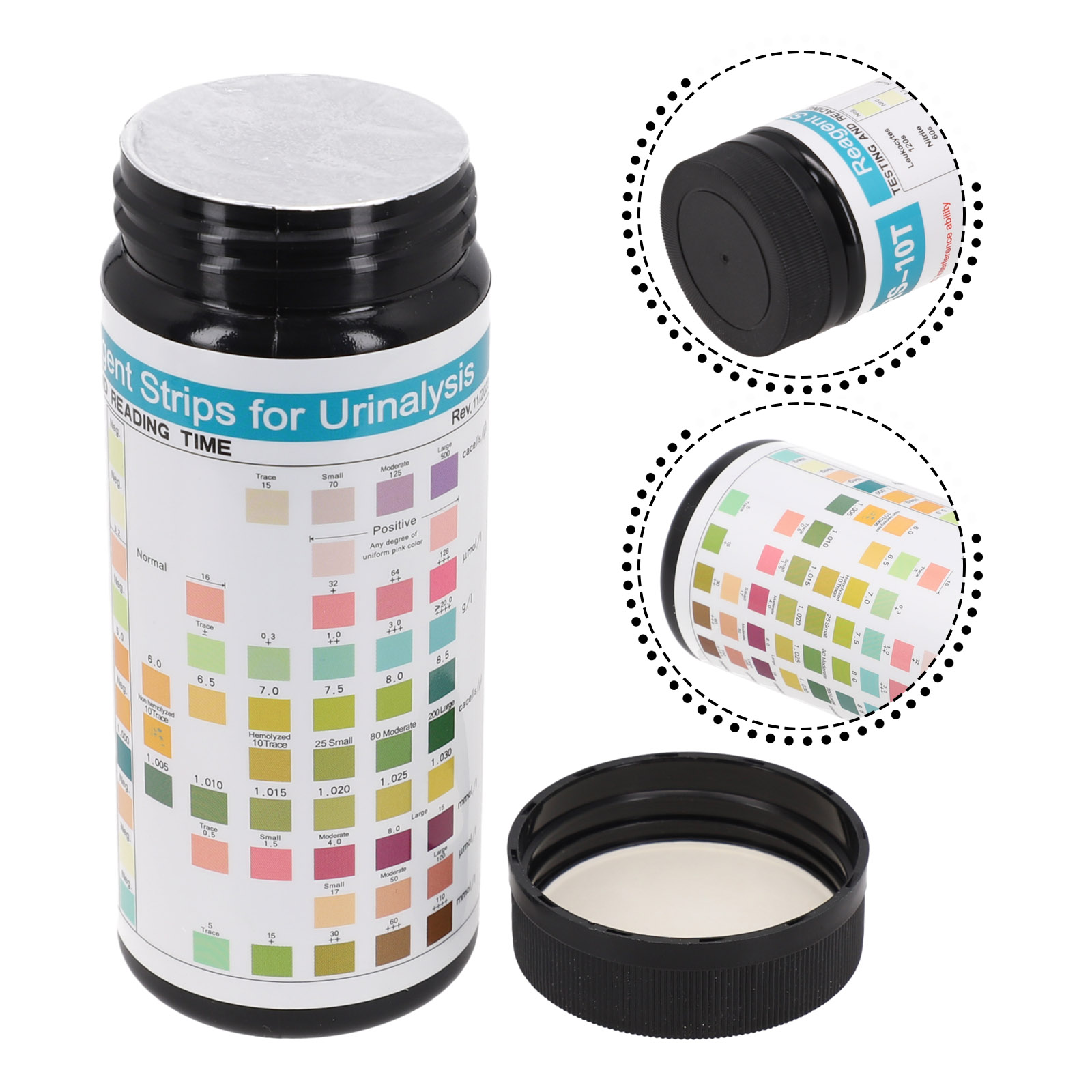 100 Strips URS-10T Reagent Uri - огляд і ціна Urinalysis Reagent Strip